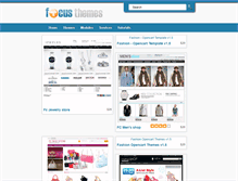 Tablet Screenshot of focusthemes.com